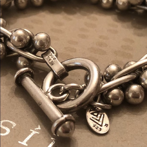 Iconic Silpada Sterling Silver DNA Toggle Clasp Bracelet B0523 - Picture 14 of 15